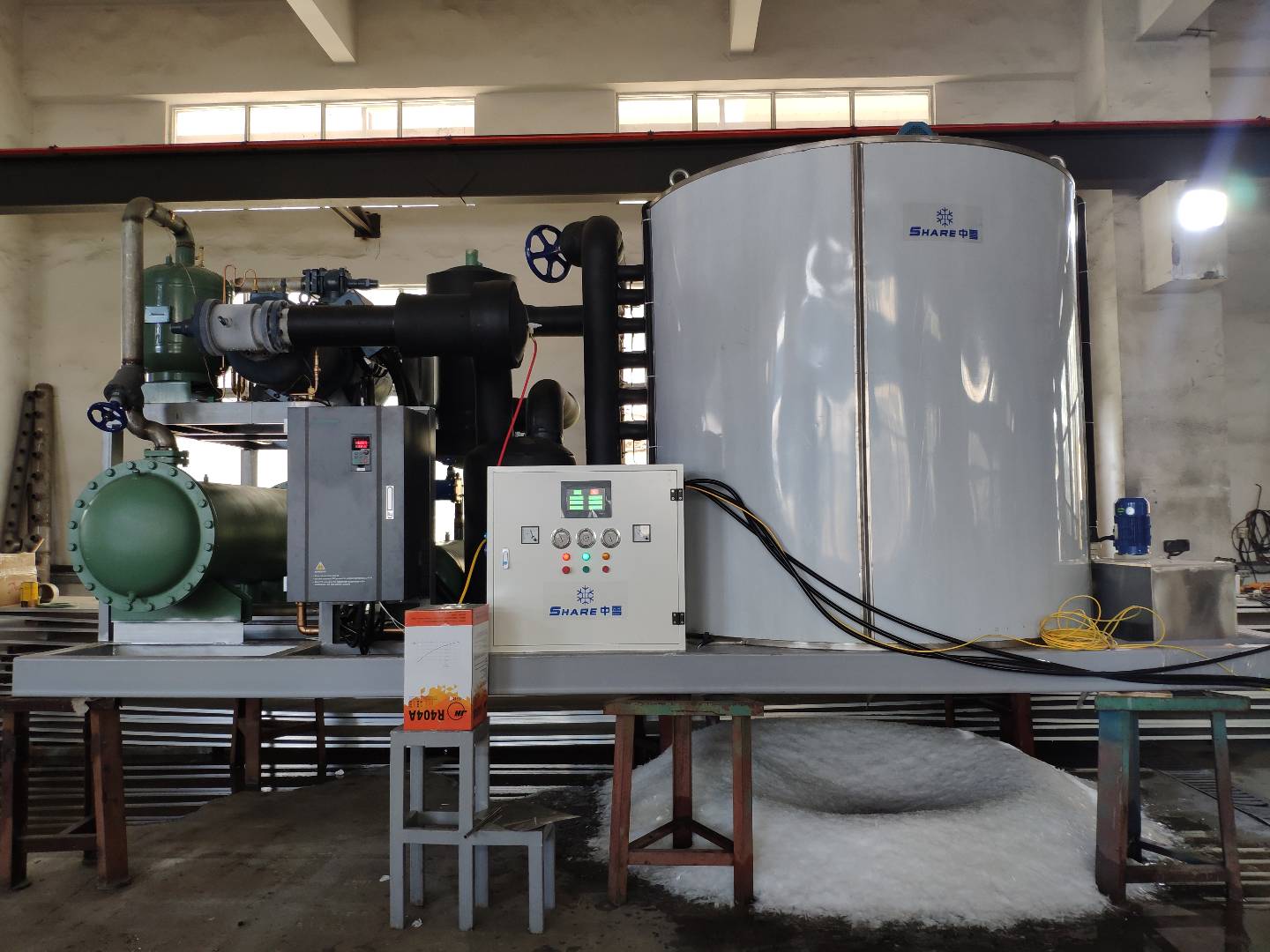 片冰机有哪四大关键配件？片冰机在哪些领域有应用？-深圳市中雪制冷设备有限公司